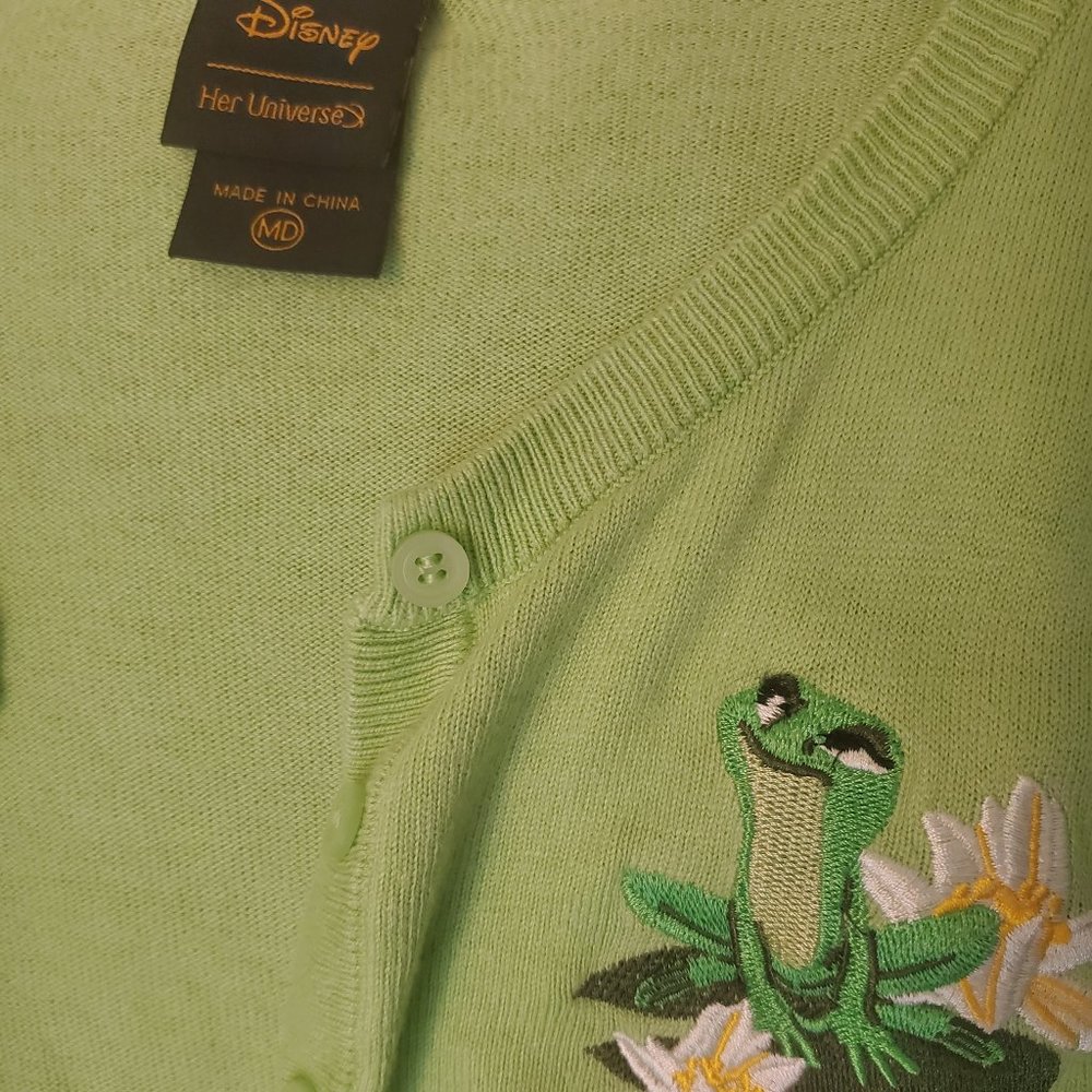 Cropped Princess and the Frog cardigan